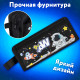 Пенал ЮНЛАНДИЯ ЮНИОР, 2 отделения, с ручкой, полиэстер, 