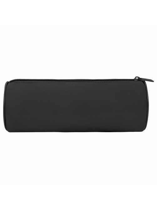Пенал-тубус BRAUBERG, с эффектом Soft Touch, мягкий, черный, 22х8 см, 272302