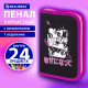 Пенал BRAUBERG с наполнением, 1 отделение, 1 откидная планка, 24 предмета, 21х14 см, 