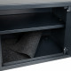 Сейф мебельный DASWERK (ДАСВЕРК) SC-300EL (300х380х300 мм), электронный замок, графит, 291346