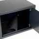 Сейф мебельный DASWERK (ДАСВЕРК) SC-250KL (250х350х250 мм), ключевой замок, графит, 291342