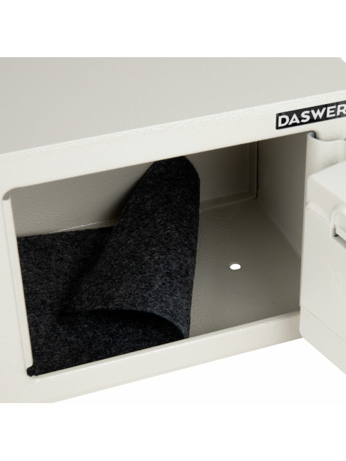 Сейф мебельный DASWERK (ДАСВЕРК) SC-170EL (170х230х170 мм), электронный замок, бежевый, 291340