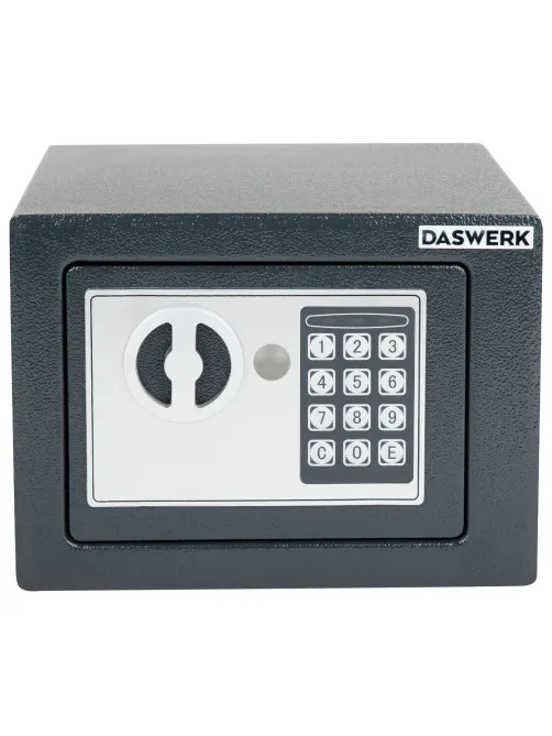 Сейф мебельный DASWERK (ДАСВЕРК) SC-170EL (170х230х170 мм), электронный замок, графит, 291338