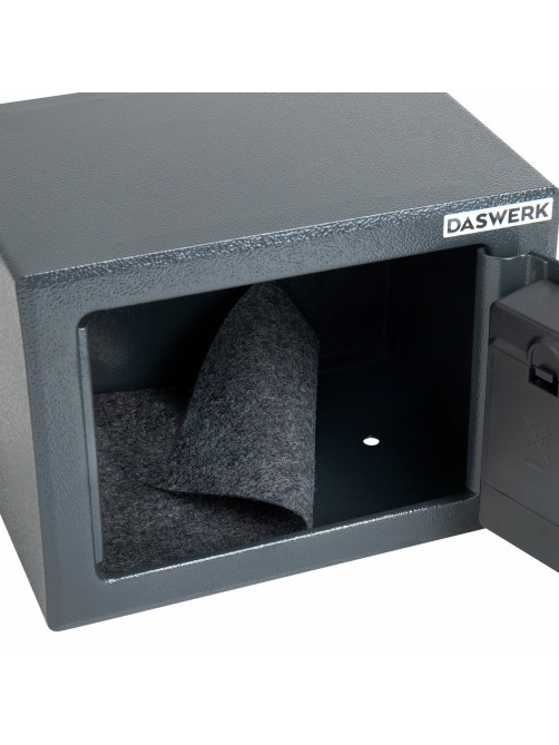 Сейф мебельный DASWERK (ДАСВЕРК) SC-170EL (170х230х170 мм), электронный замок, графит, 291338