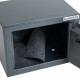 Сейф мебельный DASWERK (ДАСВЕРК) SC-170EL (170х230х170 мм), электронный замок, графит, 291338