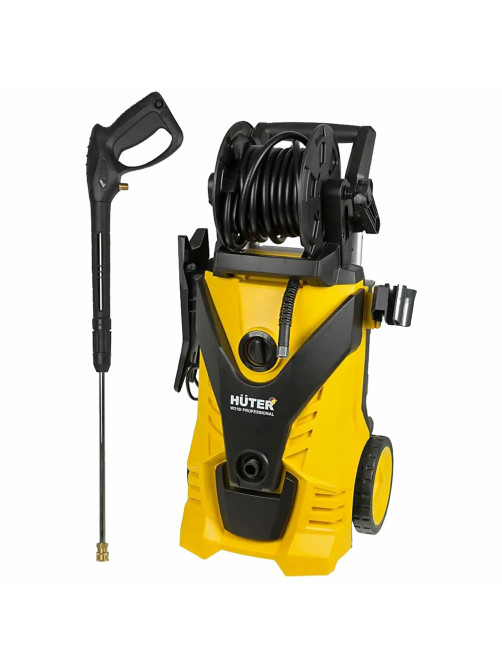 Минимойка HUTER W210i PROFESSIONAL, мощность 2,6 кВт, давление 210 бар, шланг 8 м, 70/8/18