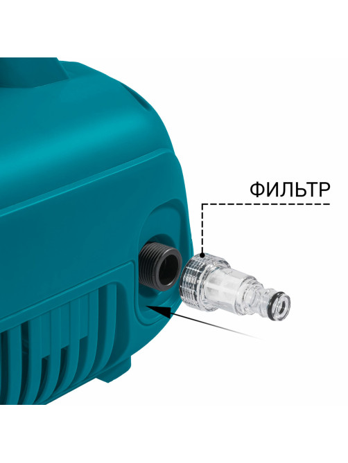 Минимойка BORT BHR-1600-COMPACT, мощность 1,6 кВт, давление 120 бар, шланг 5 м, 93415742