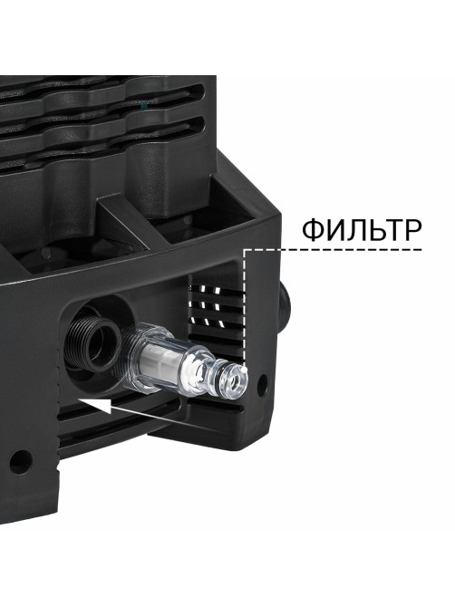 Минимойка BORT BHR-1700-PRO, мощность 1,6 кВт, давление 120 бар, шланг 4 м, 93416305