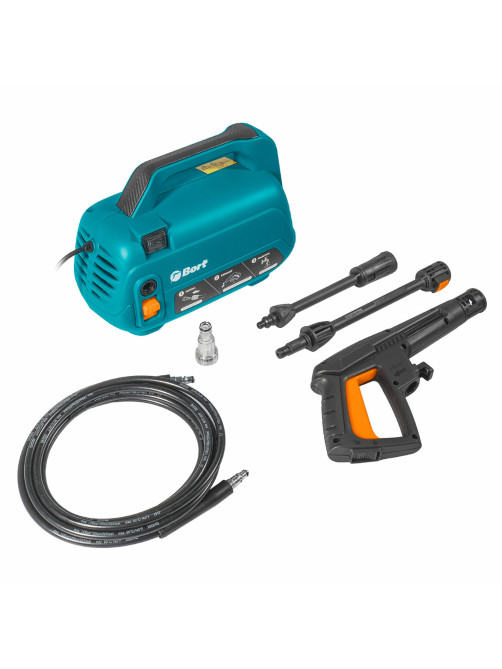 Минимойка BORT BHR-1600-COMPACT, мощность 1,6 кВт, давление 120 бар, шланг 5 м, 93415742