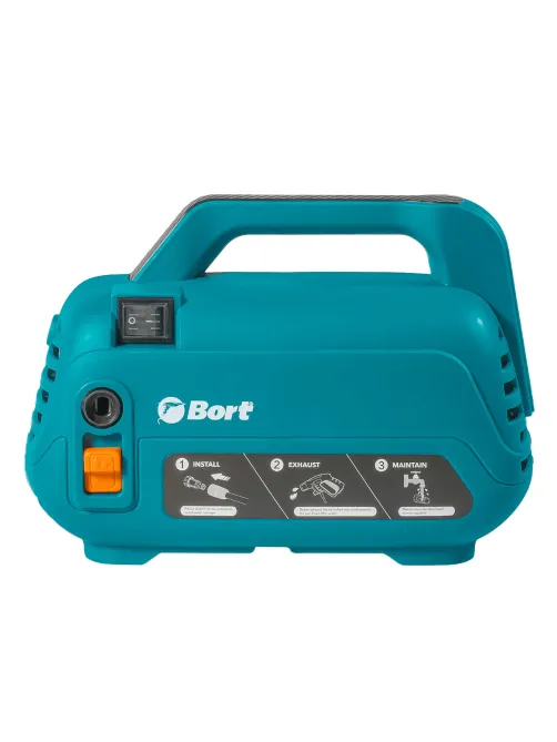 Минимойка BORT BHR-1600-COMPACT, мощность 1,6 кВт, давление 120 бар, шланг 5 м, 93415742
