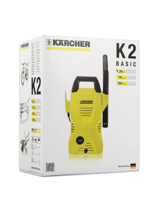 Минимойка KARCHER K 2 Universal Edition, мощность 1,4 кВт, давление 110 бар, шланг 3 м, 1.673-010.0