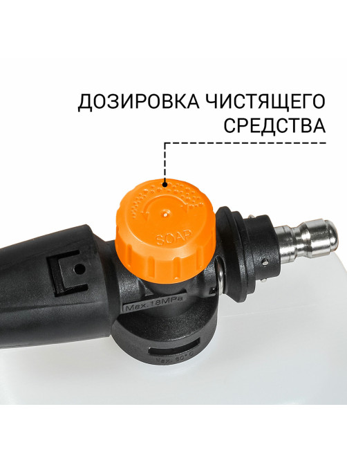 Минимойка BORT BHR-1700-PRO, мощность 1,6 кВт, давление 120 бар, шланг 4 м, 93416305