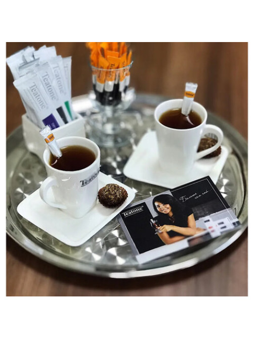 Чай TEATONE черный с ароматом бергамота, 100 стиков по 1,8 г, 64