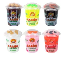 Слайм с фигурками, вкусняшки, 200 г, АССОРТИ 6 видов, JOLLY JOT (ДЖОЛЛИ ДЖОТ), 666668