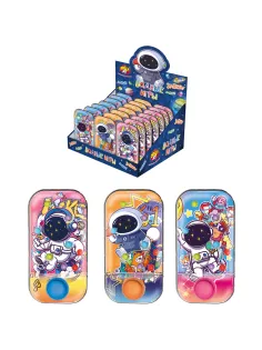 Водная игра КОСМОНАВТЫ, 11х6 см, мячики, ассорти, 3 вида, дисплей, JOLLY JOT (ДЖОЛЛИ ДЖОТ), 665996