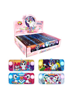 Водная игра ЕДИНОРОЖКИ, 15х7 см, колечки, ассорти, 4 вида, дисплей, JOLLY JOT (ДЖОЛЛИ ДЖОТ), 665997