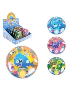 Водная игра ПОДВОДНЫЙ МИР, 10х10 см, колечки, ассорти, 4 вида, JOLLY JOT (ДЖОЛЛИ ДЖОТ), 665995