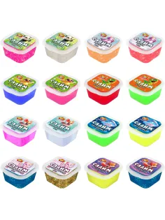 Слайм МИКС, 50 г, АССОРТИ, 8 видов, JOLLY JOT (ДЖОЛЛИ ДЖОТ), 667320