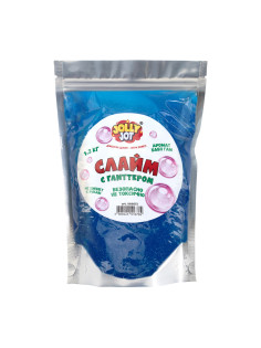 Слайм с глиттером, БОЛЬШОЙ ОБЪЕМ 1,3 кг, аромат бабл-гам, JOLLY JOT (ДЖОЛЛИ ДЖОТ), 666672