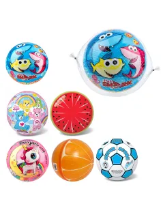 Мяч надувной полноцветный, лицензия, ПВХ, 23 см, АССОРТИ, 665639