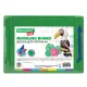 Доска для лепки А4, 280х200 мм, BRAUBERG KIDS, зеленая, 7 отделений для пластилина, 2 стека, 274258