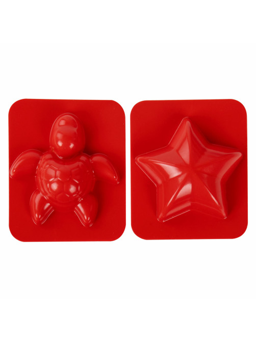Песок для лепки кинетический BRAUBERG KIDS, синий, 500 г, 2 формочки, ведерко, 665095