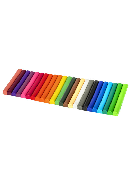 Пластилин классический BRAUBERG KIDS, 24 цвета, 500 г, ВЫСШЕЕ КАЧЕСТВО, 105874