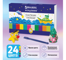 Пластилин классический BRAUBERG 