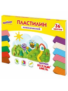 Пластилин классический ЮНЛАНДИЯ 