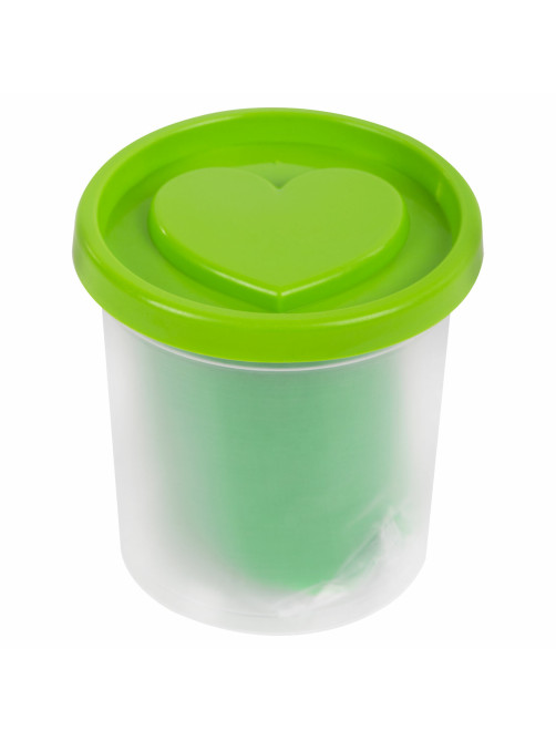 Пластилин-тесто для лепки BRAUBERG KIDS, 4 цвета, 560 г, яркие неоновые цвета, крышки-штампики, 106716