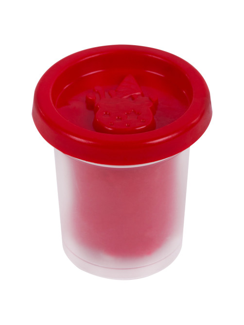 Пластилин-тесто для лепки BRAUBERG KIDS, 4 цвета, 200 г, яркие классические цвета, крышки-штампики, 106714