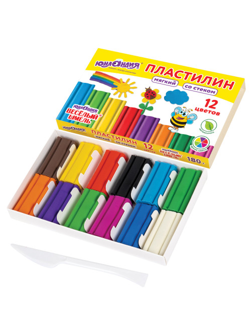 Пластилин мягкий ЮНЛАНДИЯ 