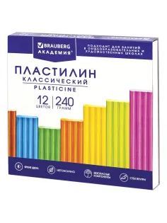 Пластилин классический BRAUBERG 