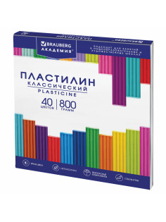 Пластилин классический BRAUBERG 