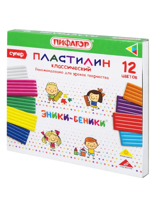 Пластилин классический ПИФАГОР 