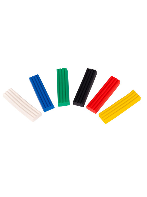 Пластилин классический BRAUBERG KIDS, 6 цветов, 120 г, стек, ВЫСШЕЕ КАЧЕСТВО, 106435