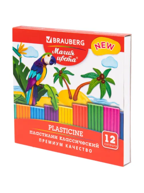 Пластилин классический BRAUBERG 
