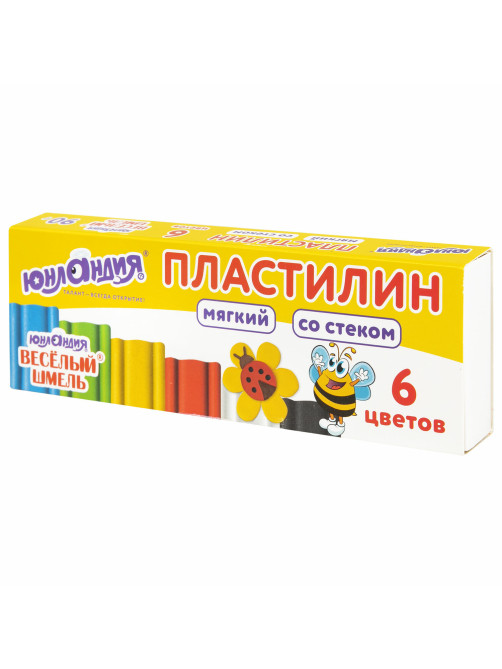 Пластилин мягкий ЮНЛАНДИЯ 