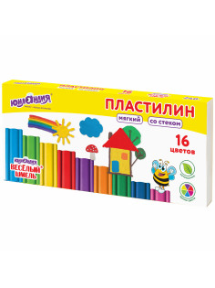 Пластилин мягкий ЮНЛАНДИЯ 