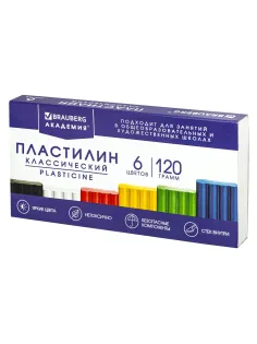 Пластилин классический BRAUBERG 