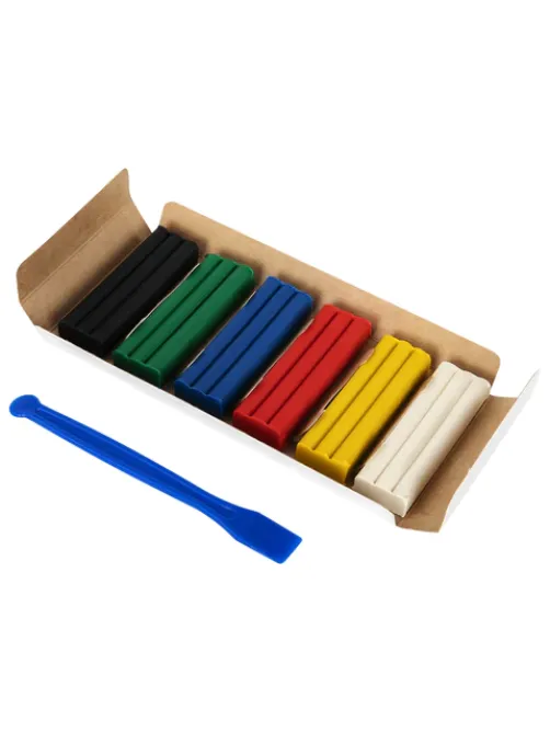 Пластилин мягкий восковой BRAUBERG KIDS, 6 цветов, 90 г, со стеком, 106493