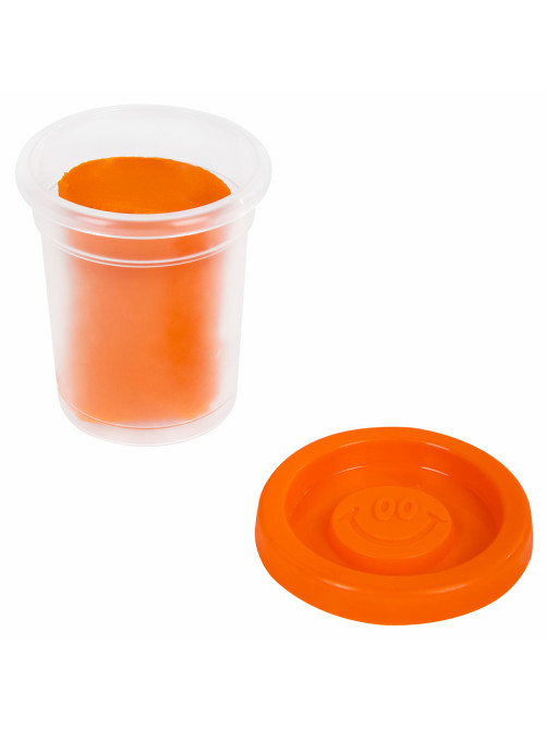 Пластилин-тесто для лепки BRAUBERG KIDS, 6 цветов, 300 г, 10 формочек, шприц, стек, крышки-штампики, 106719
