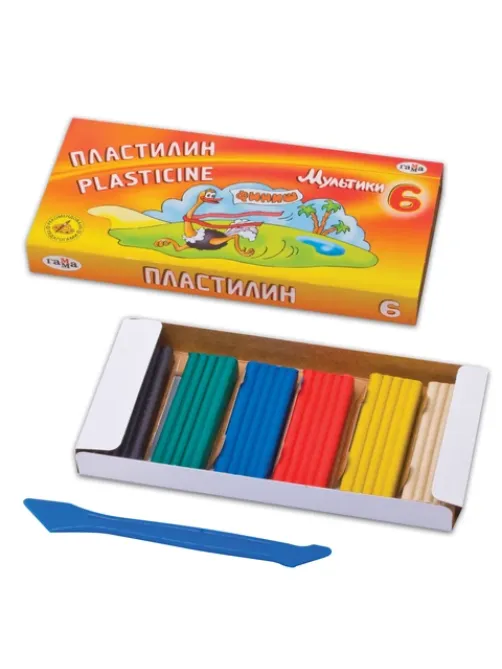 Пластилин классический ГАММА 
