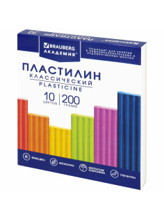 Пластилин классический BRAUBERG 
