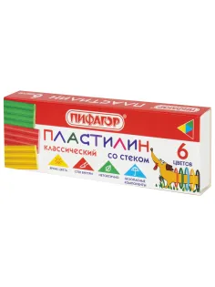 Пластилин классический ПИФАГОР 