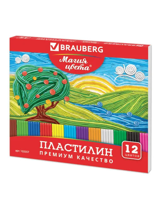 Пластилин классический BRAUBERG 