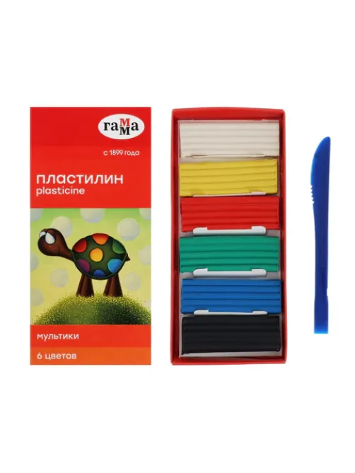 Пластилин классический ГАММА 