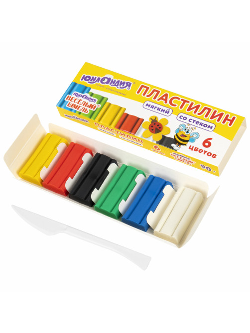 Пластилин мягкий ЮНЛАНДИЯ 
