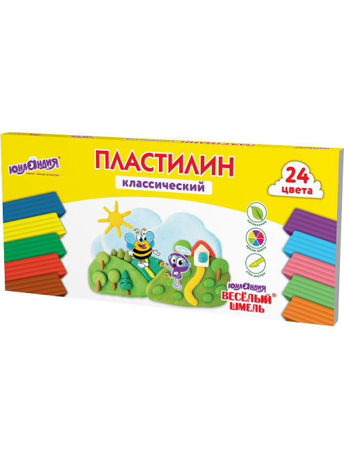 Пластилин классический ЮНЛАНДИЯ 