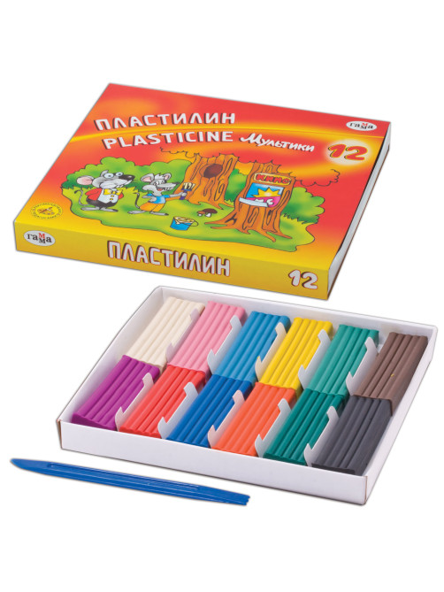 Пластилин классический ГАММА 